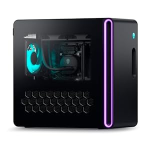Alienware Aurora R16 Liquid Cooled Gaming Desktop – Intel Core i9-14900F Processor, 32GB DDR5 RAM, 1TB SSD + 1TB HDD, NVIDIA GeForce RTX 4070 SUPER 12GB GDDR6X, Windows 11 Home, Onsite Service – Black