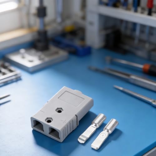Conector de alta corriente 75A 2 pines gris y negro para nueva energía de PC ignífugo 4