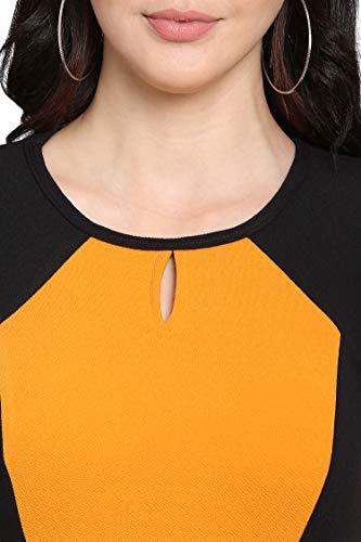Image of PURVAJA Women's Fit & Flare Knee-Length Dress
