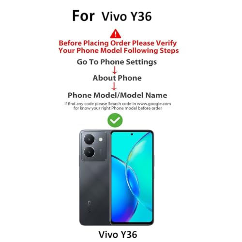 Image of Bintage Polycarbonate Super Frosted Shield Pro Hard Case Full Camera Protectection (PC+TPU) Back Cover Compatible for Vivo V2247 / Vivo Y36 - Royal Blue