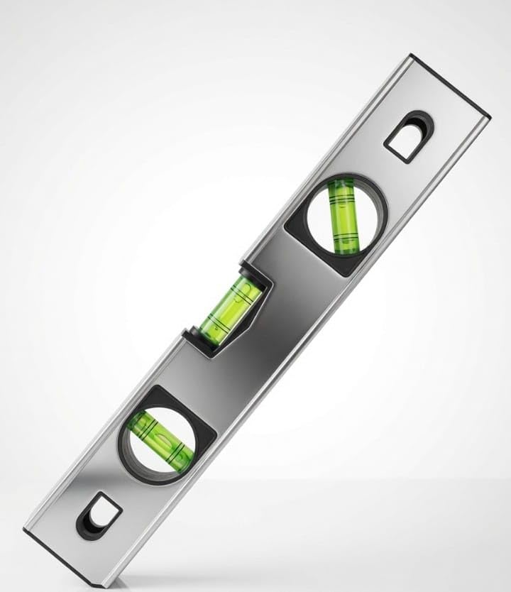 Spirit Level Tool with 3 Bubble Vials, Aluminium Body | Horizontal & Vertical, Magnetic Base, Lightweight Design, Construction Use, Durable Frame-image-37