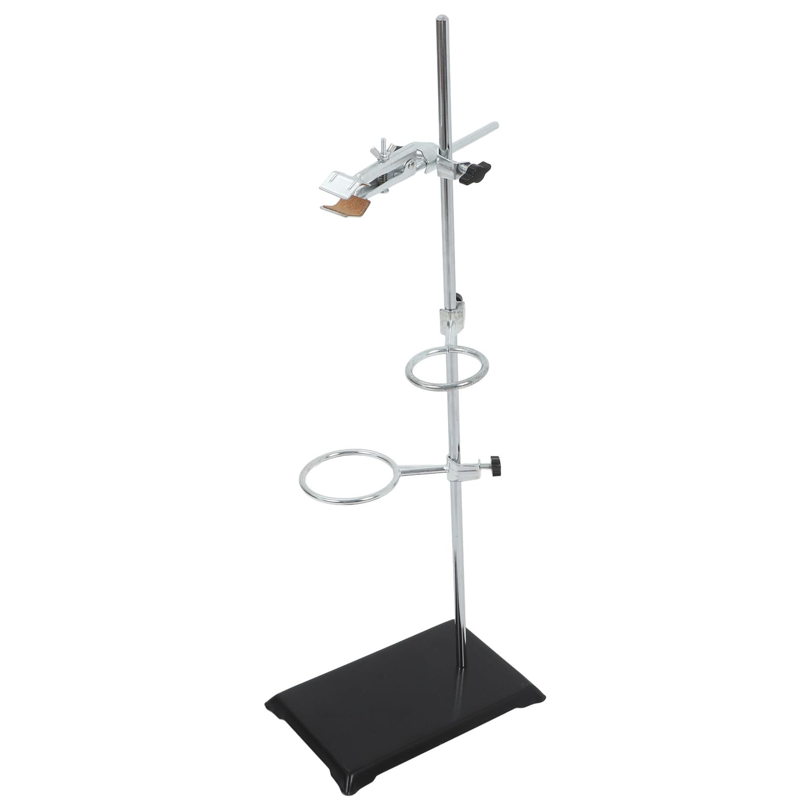 LIFKOME Soporte De Laboratorio Metálico Base Ancha Soporte De Embudo y Abrazadera Para Adecuado Para Enseñanza y Experimentos Científicos