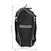 Alomejor Double Bottle Pouch Saddle Bag Carbon Grain Composite Large CapacityBike Seatpost Rear Tail Bag for Enthusiasts (Black Gray)