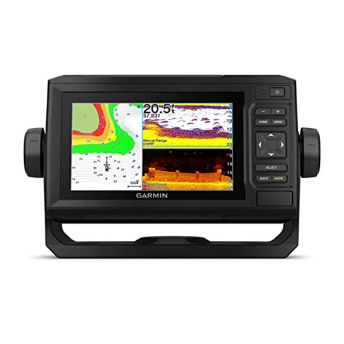 Garmin ECHOMAP UHD 63cv, Keyed Chartplotter with U.S. LakeVü g3 and GT24UHD-TM transducer...