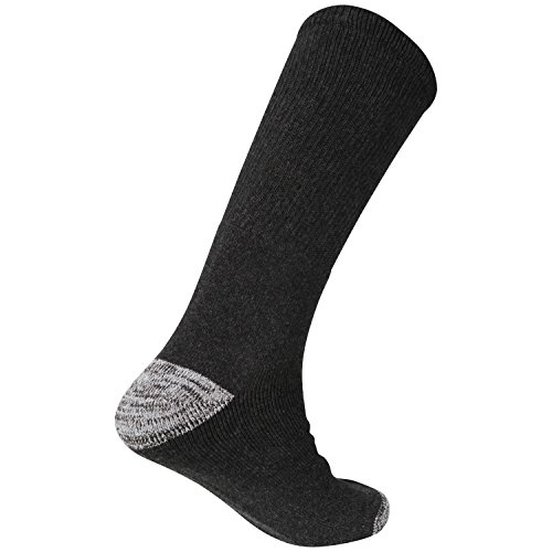 Kensington® Mens Cotton Long Motorcycle Thick Heavy Duty Hard Wearing Safety Boot Work Socks Thermal Cushioned Sole Reinforced Heels and Toes for Steel Toe Cap Shoes Anti Blister Base Layer