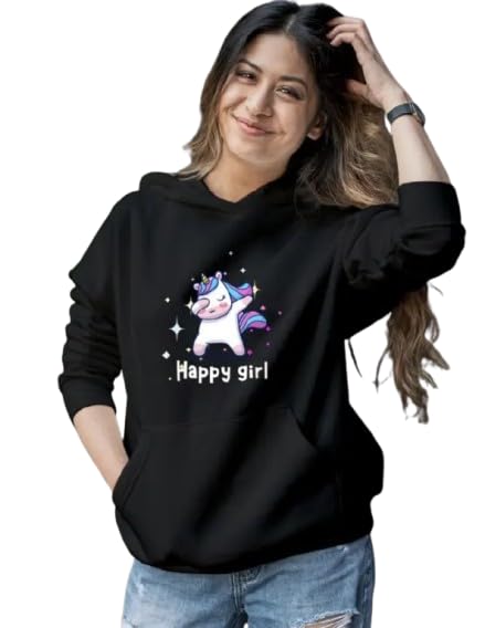 Women's Casual Hoodie with Graphic Print, Purple, Soft Warm Long Sleeve Sweatshirt with Pocket-image-29
