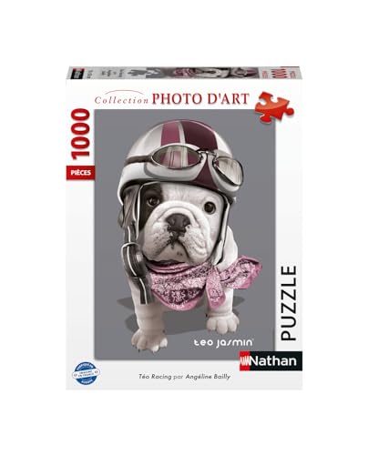 Nathan - Puzzle 1000 pièces - Téo Racing - Téo Jasmin - Adultes et enfants dès 14 ans - Puzzle...
