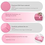 Yoga Blocks 2 Pack, Premuim EVA Foam Block, Durable Exersice Block for Yoga, Pilates, General Fitness, Stretching, Toning Workouts and Meditation, Non-slip - Image 3