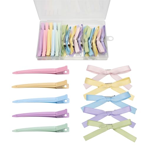Set de 20 Pinzas para Cabello en Colores Pastel miniatura 1