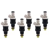 Fuel Injectors ECCPP 6pcs Black Fuel Injector Kits 0280150710 fit for Ford Lincoln Mercury