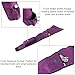 WANGCEPLSD Fencing Bag for Equipment, Portable Sword Bag Backpack with Shoulder Strap, for Epee and Foil Equipment(Purple,Small)