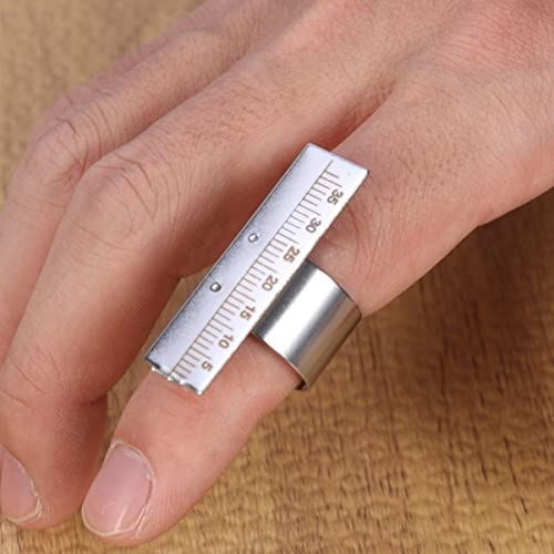 1Pc Endodontic Measuring Ring Endo Measuring Ring File Finger Ruler Endodontic File Ruler Stainless Steel Ring Ruler Dentist Instruments #TOP4