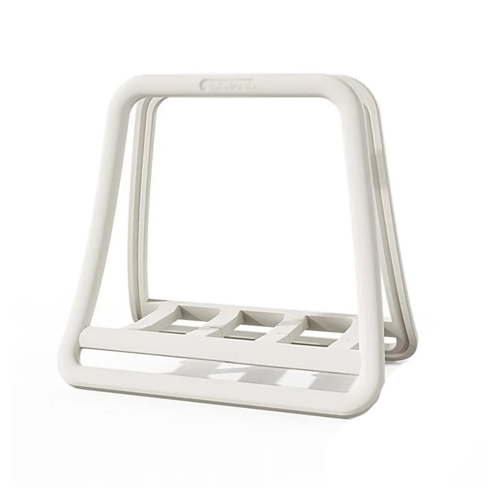 Support Ordinateur Portable Stable - Station d'Accueil Verticale Tablette Blanche - 8