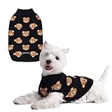 Spark Paws Knit Dog Sweater – Ultra Soft Warm Winter Dog Sweater for Small, Medium & Large Dogs – Stretch Fit Pet Sweater for French Bulldog, Pitbull, Girl & Boy Dogs Jacket, (Broken Teddy, M)