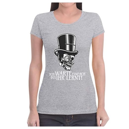 Lärare present – jag väntar bara tills du lär dig damer t-shirt Slim Fit