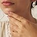 Gokeey Gold Rings for Women Non Tarnish 14K Gold Plated Stackable Thin Rings Dainty Stacking Thumb Rings Set Cute Knuckle Pinky Promise Engagement Wedding Band Rings Trendy Jewelry Gift