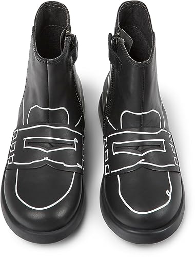 Camper Kids Girls Duet Ankle Boot, Schwarz, 1 Little Kid4