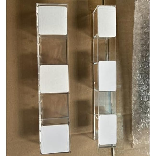 Straw Holder For Cabinet Door - Adhesive Straws Storage Clear Acrylic Dispenser | Adjustable Height Straw Dispenser | Reusable Kitchen Storage Counter Organization For Cafe Bar Cupboard Chopsticks