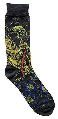 Star Wars Starry Night Themed Men's Crew Socks 5 Pair Pack #TOP1
