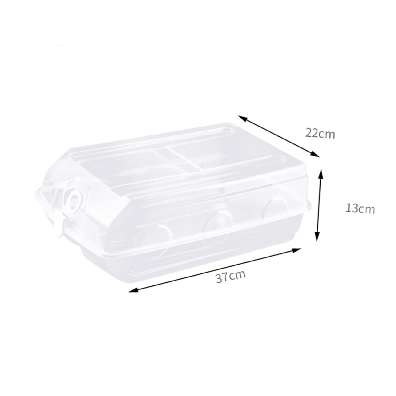 IMIKEYA Caja de Zapatos de Plástico 2 Piezas PP Gruesa Transparente