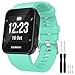 TopPerfekt - Bracelet de Rechange pour Montre Garmin Forerunner 35 - Bracelet en Silicone Souple pour Montre Intelligente, Compatible avec Les Poignets de 13 à 23 cm de circonférence (Thé Vert)
