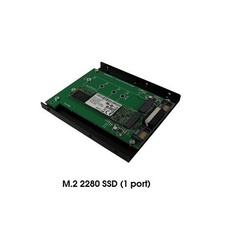 Micro SATA Cables Adaptador Dual M.2 a SATA III con Marco Metálico miniatura 2