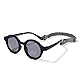 TogtherKings Baby Sonnenbrille mit Riemen, Retro Runder Rahmen Flexibel Polarisiert UV400, Baby mit Riemen,Sonnenbrille Kinder, für Säugling Kleinkind Neugeborenen Mädchen Jungen Alter 0-36 Monate