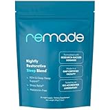 Remade Natural Sleep Aid Without Melatonin - Ashwagandha, L Theanine, Apigenin, Glycine