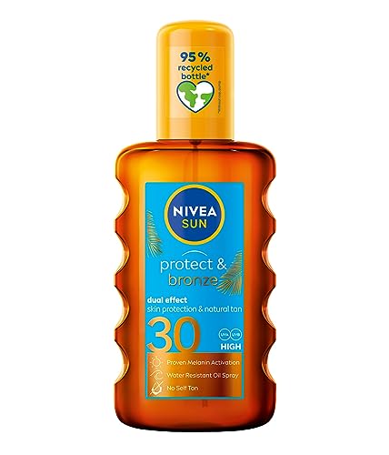 NIVEA Sun Protect & Bronze Naturbräunungsöl SPF 30, 200 ml