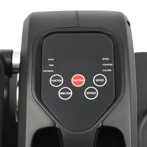 Macchina ellittica compatta da mettere sotto la scrivania, con pedale elettrico, con telecomando, attrezzatura per l'allenamento delle gambe sedute, per casa e ufficio, cardio fitness efficiente