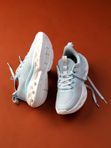 Image of Action | Athleo | KIA-212 | Women's | Lace-Up | Running | Shoes | Comfortable | Trendy | Lightweight | Durable | Sports | Shoes ICE-Blue