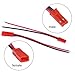 EBOOT 20 AWG JST Plug Connector 2 Pin Male Female Plug Connector Cable Wire for LED Lamp Strip RC Toys Battery, 10 Pairs