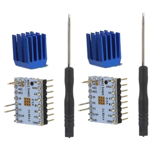NAMOARLY 2pcs Quiet 3D Printer Parts 2. Peak Driver Tmc2209 V3.0 Stealthchop Motor Driver