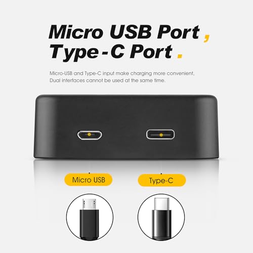 GEEKAM Action Camera Battery Charger, 3 Channel Charger for AKASO EK7000/Dragon Touch/Campark/Crosstour/APEMAN/EKEN/COOAU/Apexcam/SJ4000/PG1050/PG900/S009R - Thumbnail 5