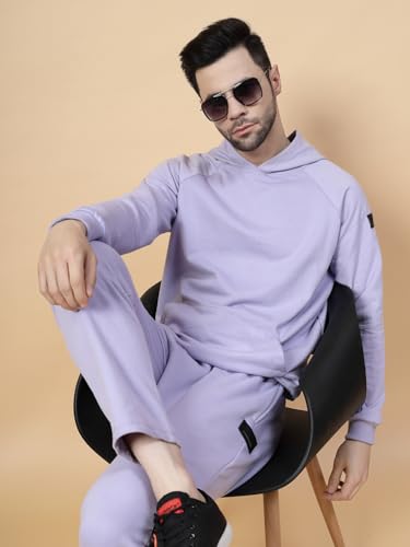 Image of Rigo Cotton Fleece Full Sleeves Oversized Co-ord Set for Men | Printed Hooded Track Suit Set for Men