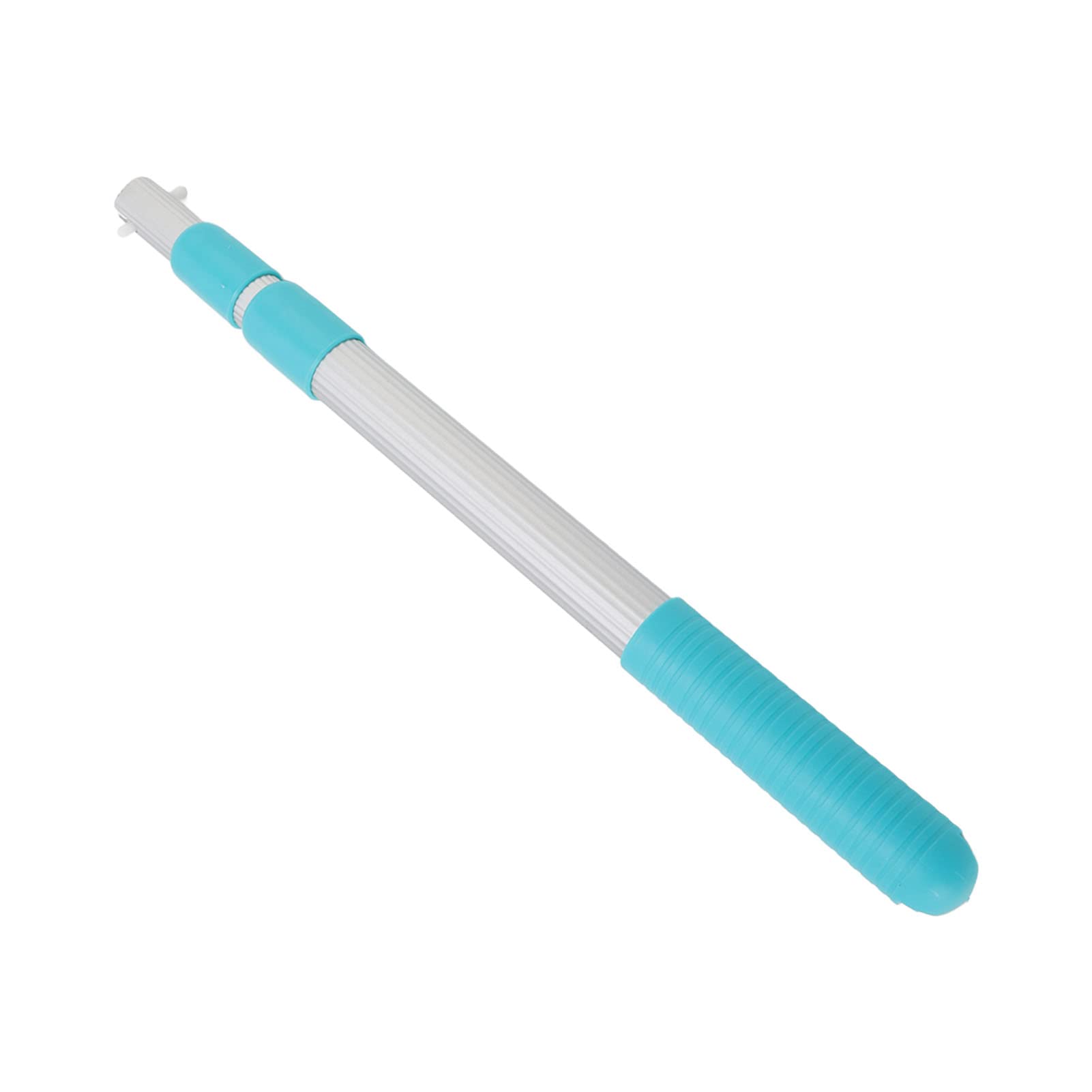 Luqeeg Perche de Piscine Télescopique, Perche Extensible en Aluminium à 3 Sections, Perche de Nettoyage de Piscine à Extension Réglable pour Filet D'écumoire, Brosse de Piscine, Tête D'aspiration