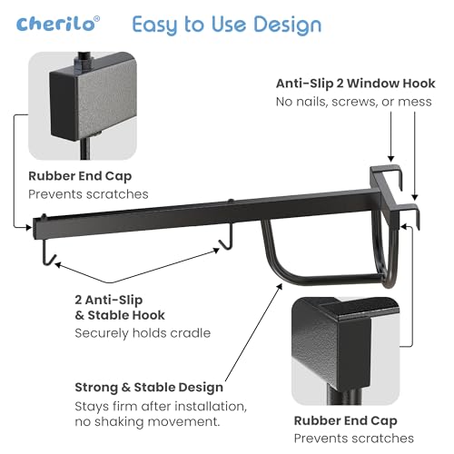 Image of Cherilo Metal Window Stand Hanger for Baby Swing Cradle(Jhula) / Cot (No Cradle /Spring) - Stand Only - 1 Piece