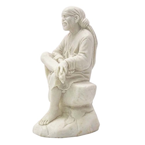 Estatua de Resina Lord Sai Baba para Auto miniatura 2