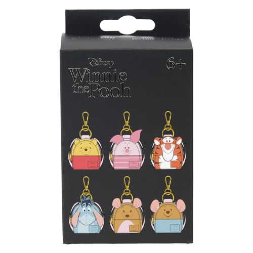 Mini sac à dos porte-clés Loungefly Winnie l'ourson multicolore style cosplay rigide