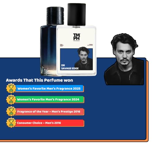 Image of TMPerfumehouse DR SAVAGE EDGE EDP for Men | Fresh, Citrusy & Long Lasting Perfume Spray | Citrus, Aromatic & Marine Fragrance | Luxury Gift for Him | TMPH | 50ml