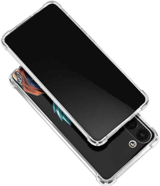 Skinit Clear Phone Case Compatible with Galaxy S23 - Officially Licensed Dragon Ball Super Goku Design