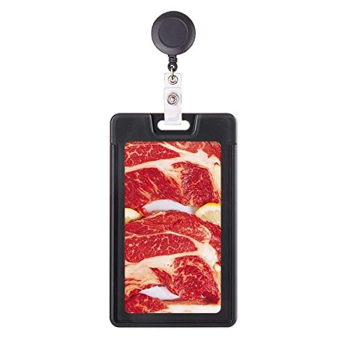 Porte-badge rétractable steak anti-perte pour soignants et administratifs
