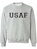 USAF Air Force Crewneck Sweatshirt in Gray