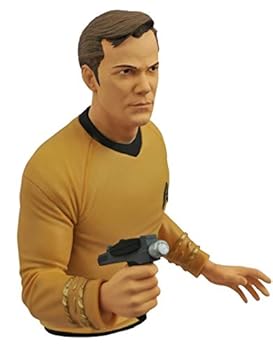 Toy Diamond Select Toys Star Trek: The Original Series: Captain Kirk Vinyl Bust Bank;Star Trek Book