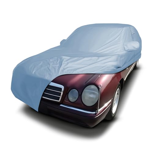 Image of iCarCover Premium Car Cover for 1986-1992 Mercedes-Benz 300TE, 300CE, 300E, 300TE-24 Heavy Duty Waterproof All-Weather Automobiles Custom Fit Indoor Outdoor UV Snow Protection Covers