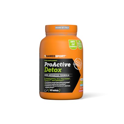 Namedsport Proactive Detox 60 Cpr - Epatoprotettore Ad Azione Antiossidante Con Estratto Vegetale Di Cardo Mariano, Studiato Per Favorire Le Funzioni 