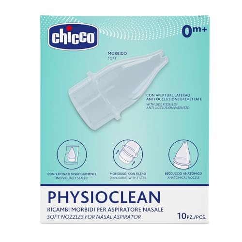 Chicco Physio Clean - Pack de 10 recambios para aspirador nasal