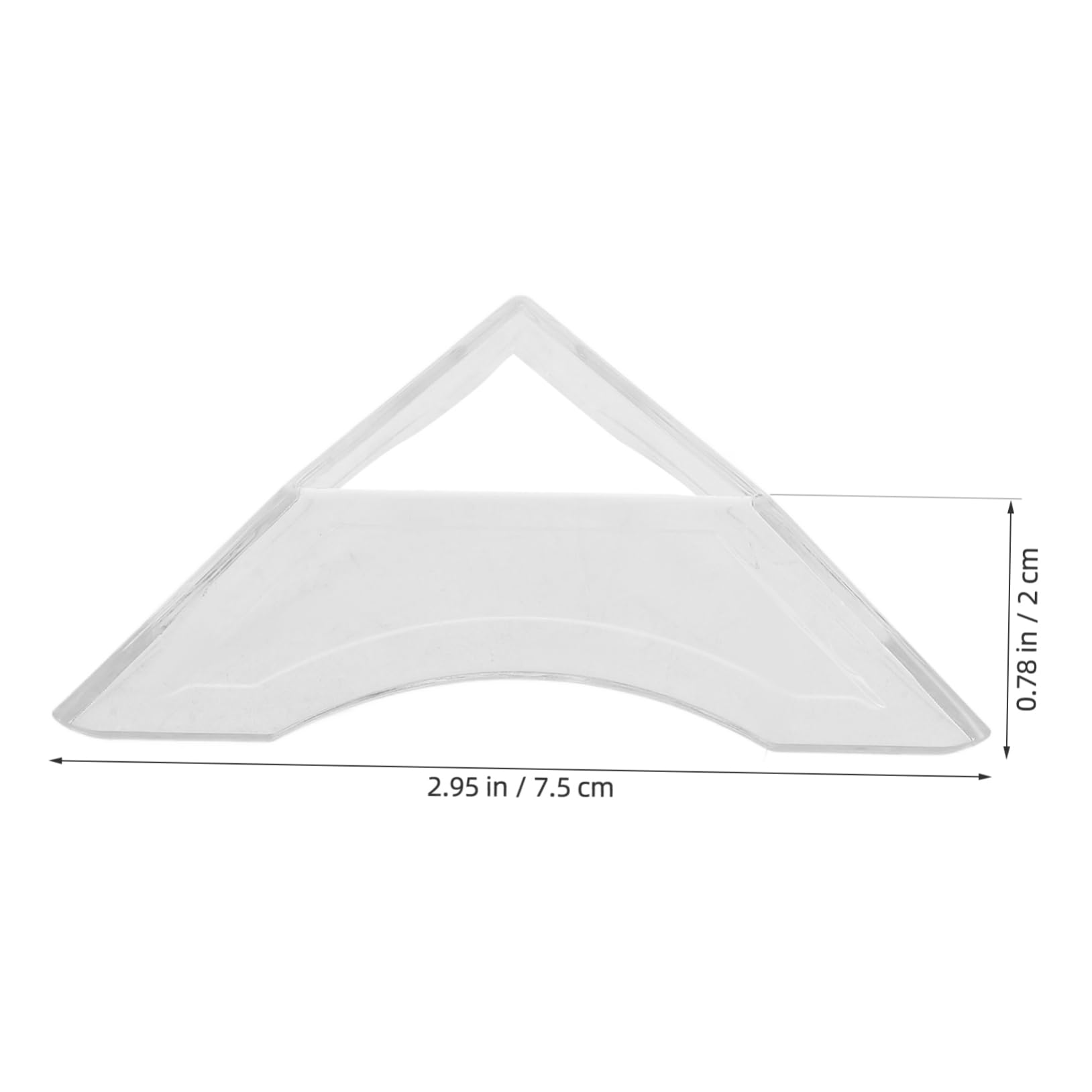 Garneck 20pcs Cube Base Cube Tripod Cube Stand Puzzle Cube Bases for Desktop Cubes Base Triangle Cubes Holder Triangle Cubes Base Puzzle Cube Holder Transparent Plastic