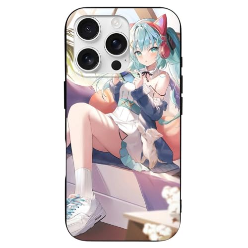 BFLiRuW iPhone 16 �p �P�[�X ���_ �t�@���U�� �A�j���� iPhone 16 Plus Pro Max 16 E �p �J�o�[ ���ϖh�~ ����~�� �w��h�~ �Ռ��z�� �����h�~ �ϋv�� iPhone 16 Pro