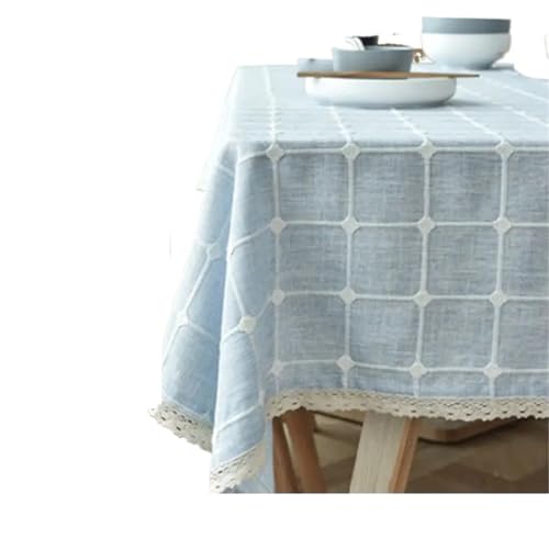 Nappe dentelle coton lin pour table basse salon Slish - 2
